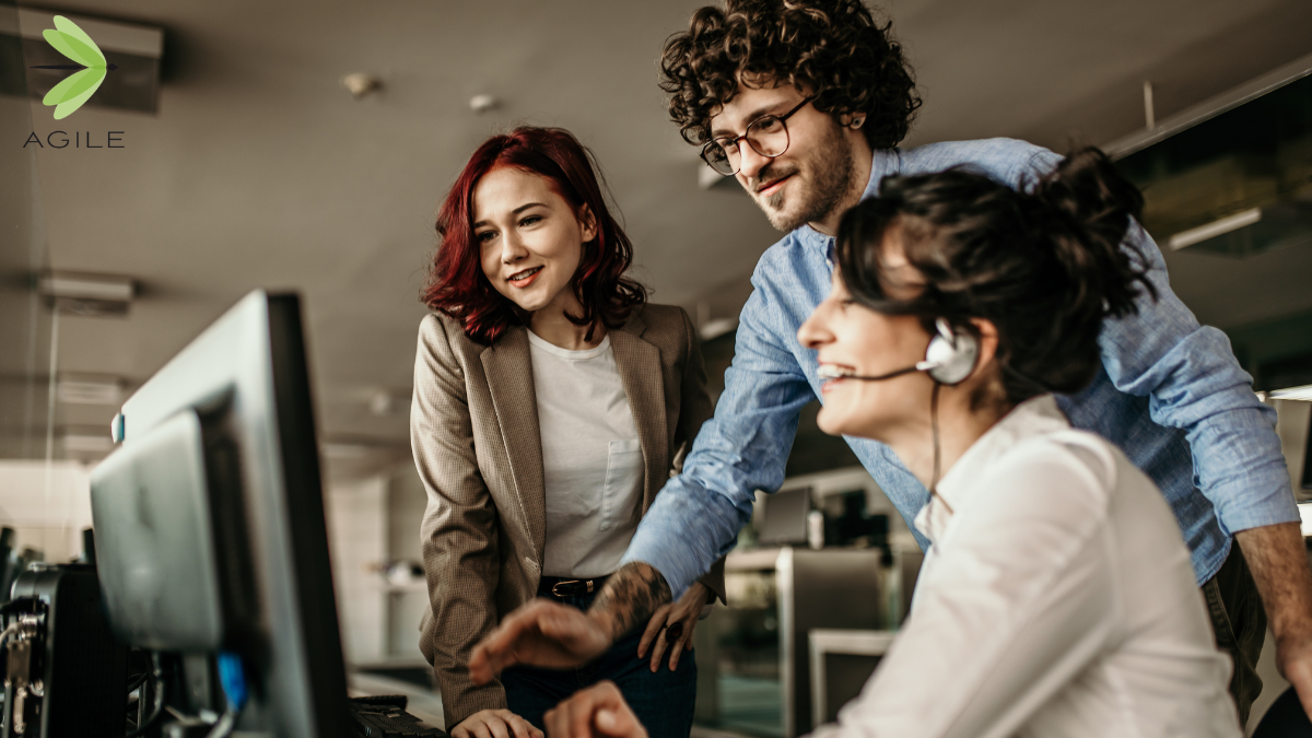 IT professionals collaborating on enterprise workflow automation and ServiceNow platform strategy during a business planning meeting, illustrating the communication and business alignment skills that drive successful ServiceNow initiatives.