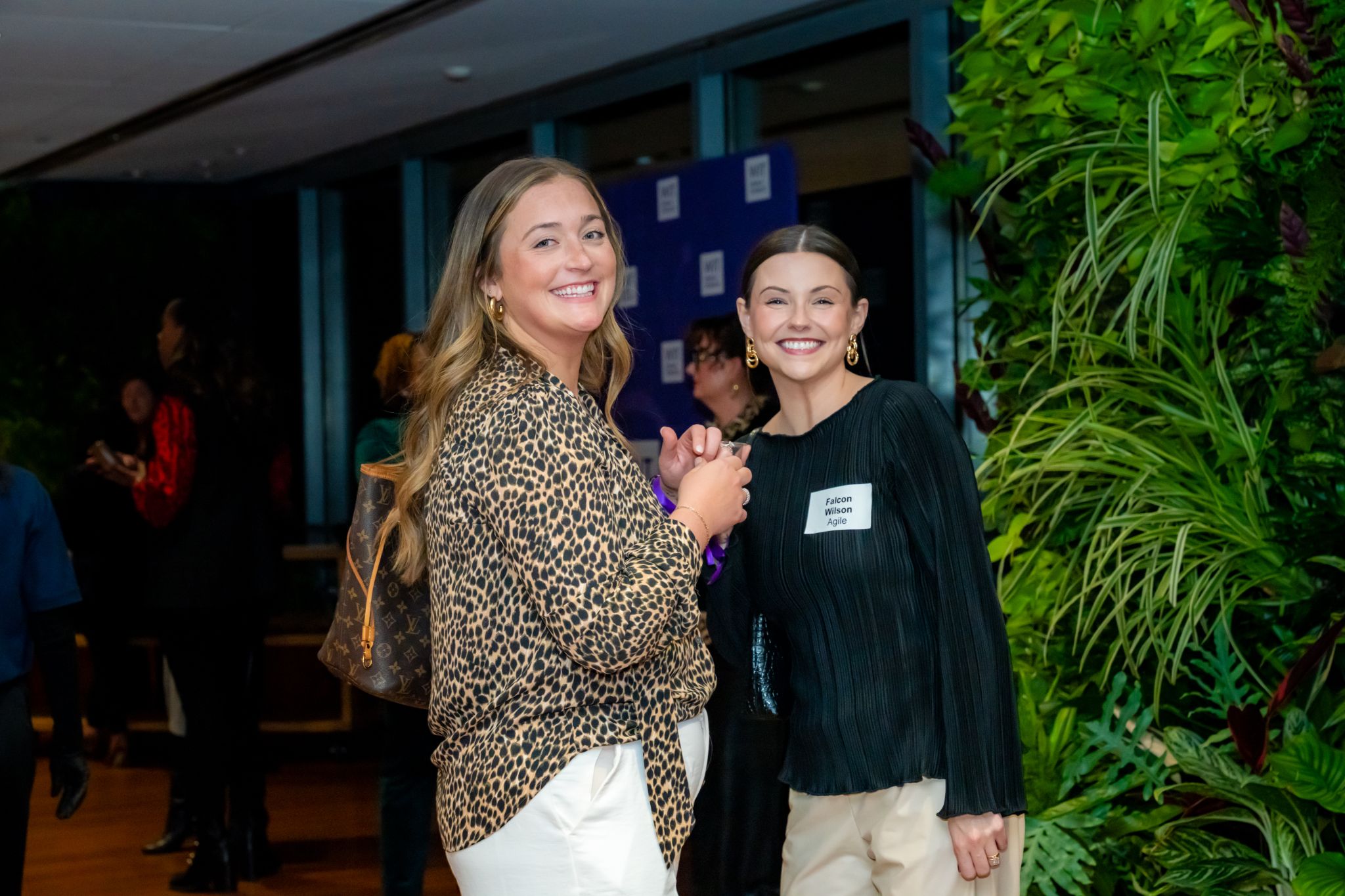 Managing Director Jess and Senior Account Executive Falcon at a WIT (Women in Technology) event